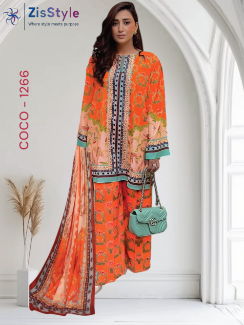 COCO-Prints by Shahjahan Premium Quality Digital Printed Lawn